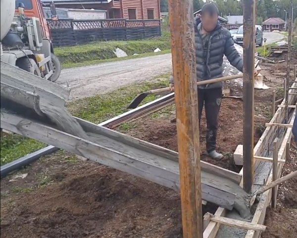 Выгрузка смеси - Агрыз