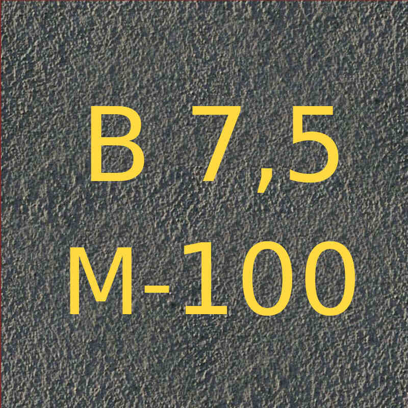 Изображение бетонной марки М100
